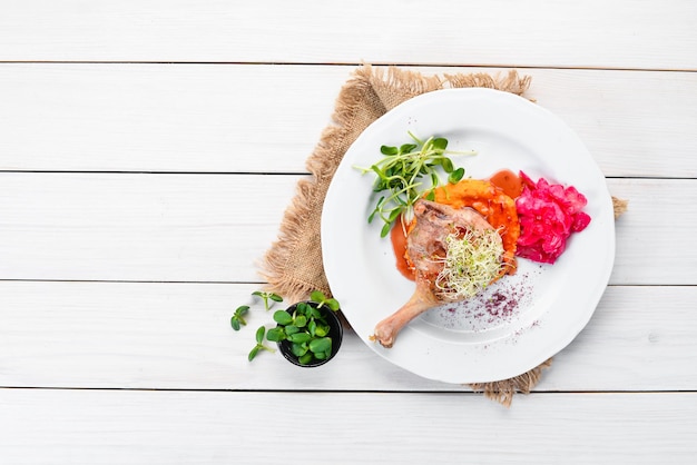 Szybki obiad na talerzu